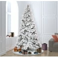 thumbnail image 5 of Vickerman 12' x 72" Flocked Atka Slim Artificial Christmas Tree, Unlit, 5 of 5