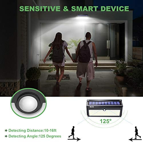 BAXIA TECHNOLOGY Solar Lights Outdoor Wireless 100 LED Solar