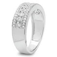 thumbnail image 2 of Dazzlingrock Collection 0.35 Carat (ctw) 10K White Diamond Anniversary Wedding Stackable Band 1/3 CT, White Gold, Size 6, 2 of 4