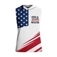 thumbnail image 5 of GrmtClth Usa Flag Hooded Tank Tops for Men Independence Day 4th Of July Slim Fit Gym Hoodie Sleeveless Workout Muscle Shirt Athletic Bodybuilding Clothes Watermelon Red 2XL, 5 of 7