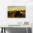 thumbnail image 2 of ARTCANVAS Arabs of Oran 1834 Canvas Art Print by Eugene Delacroix - Size: 26" x 18" (1.50" Deep), 2 of 9