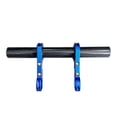 thumbnail image 5 of Bike Handlebar Extender Carbon Fiber Bracket Aluminum Clamp For Bicycle Light (Blue 20cm Double Clamp), 5 of 5