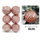 thumbnail image 1 of Fiudx Liquidación de ahorros de verano Juego de 6 bolas de Navidad colgantes, adornos navideños irrompibles decorativos para colgar en el árbol de Navidad, 60 mm, 1 of 2