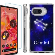 For Google Pixel 9a Phone Case Cover, Shockproof Bumper Case with Tempered Glass Screen Protector, by OneToughShield - Gemini