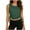 #468 Green, variant on Tie Side Tank Tops for Women Workout Athletic Casual Crewneck Loose Sleeveless Muscle Tee,Wine,Free Size