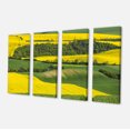 thumbnail image 2 of Rapeseed Fields et Blé Vert - Impression sur Toile Paysage, 2 of 3