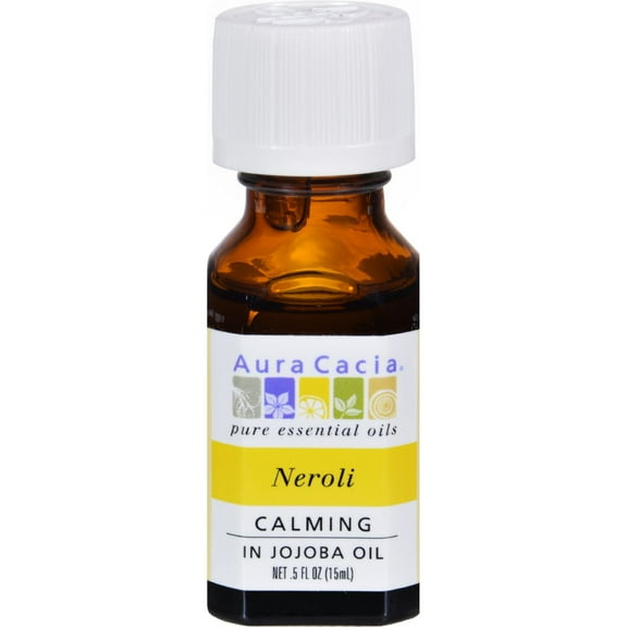 Aura Cacia Neroli Essential Oil with Jojoba Oil .5 Fl oz.