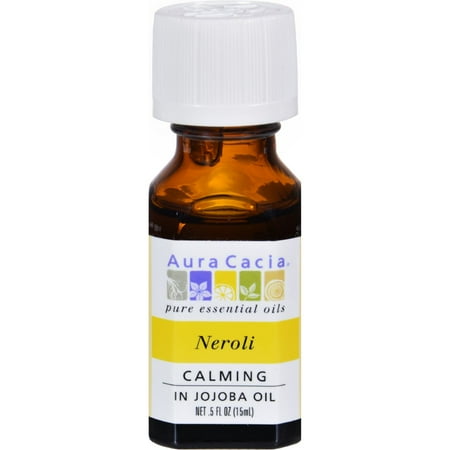 Aura Cacia Neroli Essential Oil with Jojoba Oil .5 Fl oz.