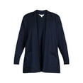 thumbnail image 4 of Time and Tru Women's Open Front Cardigan Sweater, Lightweight, Sizes XS-XXXL, 4 of 7
