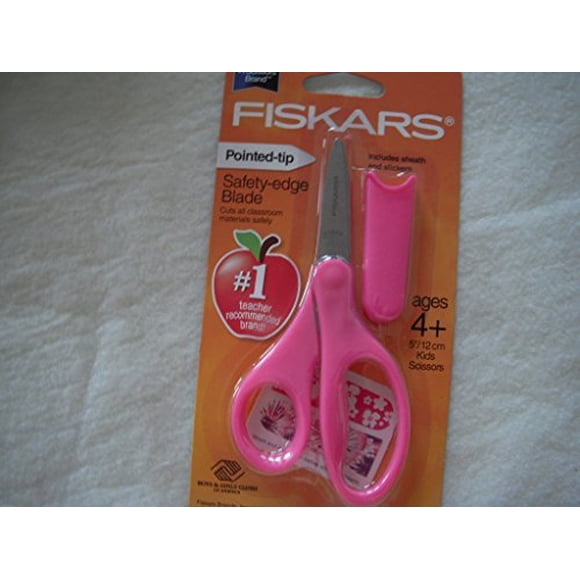 Fiskars Ciseaux pour Enfants Roses à 5 Pointes