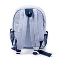 thumbnail image 3 of Mochila BLANKSMALL Seersucker para niños pequeños de 2 a 5 años, color azul marino, 3 of 7