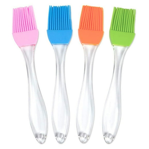Silicone Brush, 4 Pack Basting Brush, Butter Brush, Basting Brush, Heat Kitchen Brushes for Cooking Basting BBQ Baking