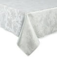 thumbnail image 1 of Christmas Ribbons Antique White Damask Fabric Tablecloth 60x120 Oblong, 1 of 3