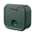 thumbnail image 1 of Agiferg Porte-Savon Mural Perforé Sans Drainage pour Toilette, Support de Savon pour Lessive, Porte-Savon Rabattable avec Couvercle, 1 of 2