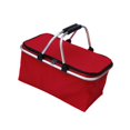 thumbnail image 4 of Cesta de picnic de aislamiento Cesta de comestibles Bolsa de comestibles portátiles portátiles plegables para bocadillos de mochilas de pesca de viaje Rojo, 4 of 8