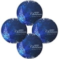 thumbnail image 2 of GZHJMY Christmas Snowflake Round Placemats Set of 1, Non-Slip Table Mats Washable Heat Resistant Place Mats for Kitchen Dining Table Home Decor,15.4 Inch, 2 of 7