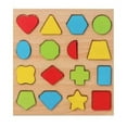 thumbnail image 4 of Wooden Puzzle for Kids, Set of 3 Pack Educational Boards, Alphabet Shape, Numbers 1-20, Shape, Ages 3,4,5, Perfect for Montessori Kids, 4 of 9