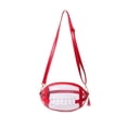 thumbnail image 2 of Clear Football Purse, Football Shaped Clear Stadium Bag,Clear Bag For Stadium Events And Concerts, 2 of 4