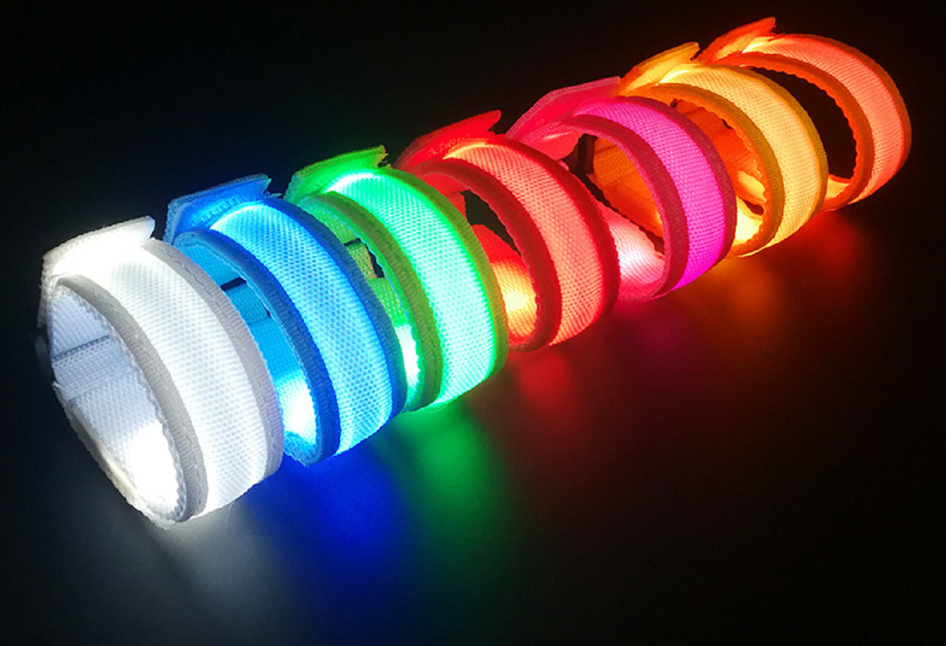 Light Bracelet Concert Support Atmosphere Props Bar Bungee Disco KTV Flash  Bracelet Fluorescent LED Night Run