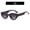 Black Frame Double Gray Piece, variant on 2026 New Fashion Versatile Small Frame Cat Eye Sunglasses for Men, High-End Trendy Street Style UV Protection Sunglasses for Women