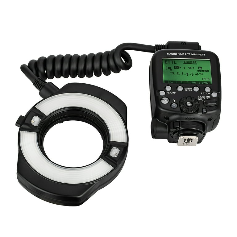 Canon MR-14EX II Macro Ring Lite Flash – TTL Autoflash, Dual Flash