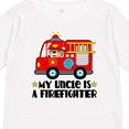 thumbnail image 4 of Inktastic Fireman Uncle is a Firefighter Boys or Girls Long Sleeve Toddler T-Shirt, 4 of 5