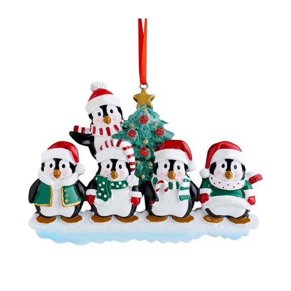 Personalized Resin Family Christmas Ornament – DIY Custom Pendant for Tree – Create Your Own Holiday Keepsake