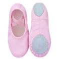 thumbnail image 6 of HaiMao Ballet Shoes Toddler Slippers Highly Elastic Canvas Girls Ballerina Dance Shoes for Toddler/Little Kid/Big Kid/Women Pink 26(26), 6 of 6
