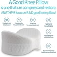 thumbnail image 2 of Knee Pillow Orthopaedic Leg Positioner Pillows For Sleeping On Side , Knee Support Pillows With Memory Foam (quickly Restore Shape) , Relieve Knees ,, 2 of 5