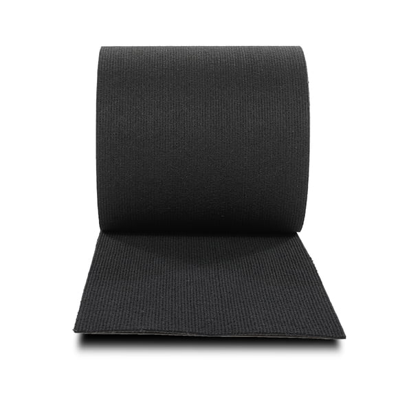 9" x 50'-Black Ribbed Bunk Carpet Marine Boat Trailer Runners Outdoor