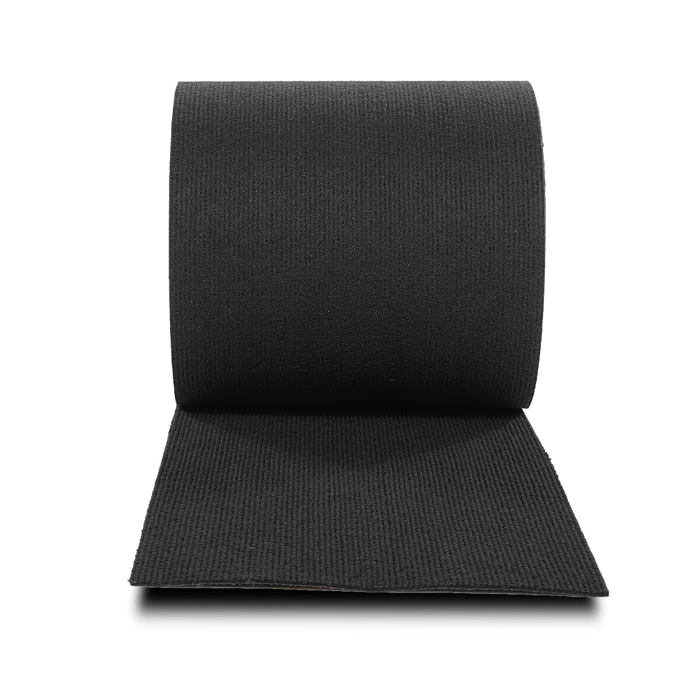 9" x 50'-Black Ribbed Bunk Carpet Marine Boat Trailer Runners Outdoor