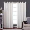 thumbnail image 2 of Exclusive Home Curtains 2 Pack Raw Silk Thermal Grommet Top Curtain Panels, 2 of 4