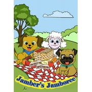 Jamber's Jamboree Coloring Book.  Children ages 4+.  Follow along with Jamber, Bert and Tammy on their adventures. 15 Unique images of Jamber and Friends to color.