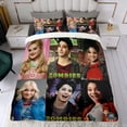 thumbnail image 4 of Zombie de Disney Conjunto de sábanas temático, trío de piezas, cómodo y amigable con la piel, diseño único, regalo de decoración para el hogar para familiares, amigos y fans,173cm *218cm, 4 of 6
