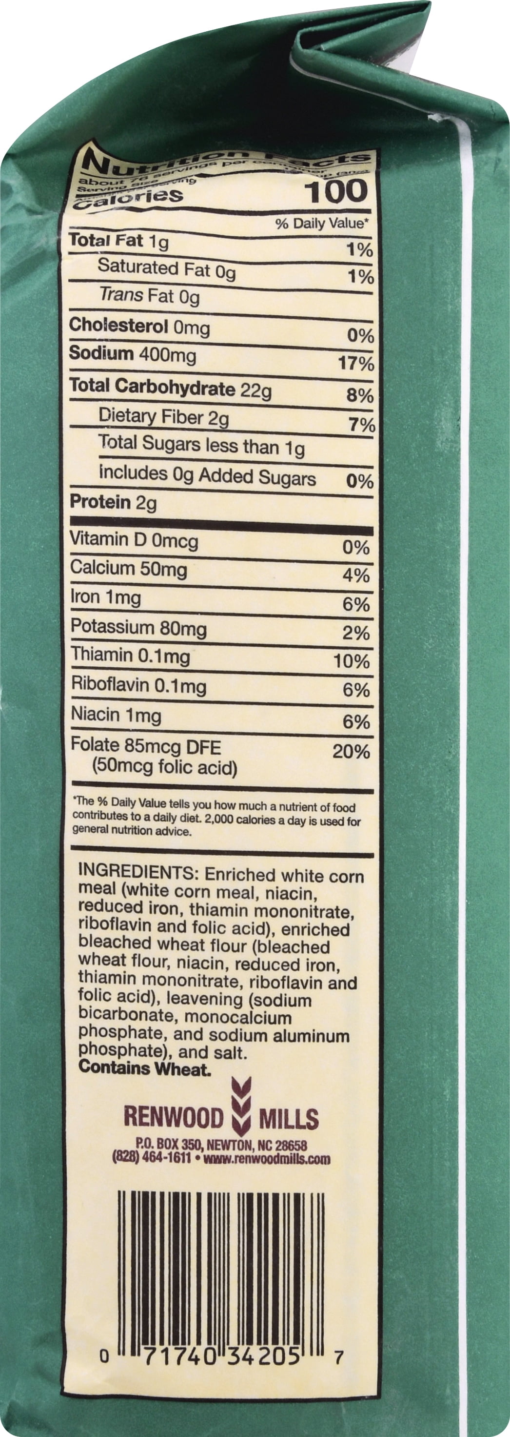 Tenda-Bake Yellow Self-Rising Corn Meal Mix, Authentic Southern Cornbread, 5 lb Bag