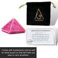 thumbnail image 5 of Rhodonite Crystal Pyramid 1" Inch, 5 of 5