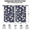 thumbnail image 2 of Blackout Kids Curtains,Pioneer Flower Floral Print Pattern Childrens Insulated Curtains Set Of 2,Bedroom Essentials,Toddler Room Decor 42"x63", 2 of 5