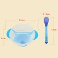 thumbnail image 7 of Cheer Suction Bowl and Spoon Set Nonslip Spill Proof BPA Free Feeding Bowls with Lids Self Feeding Training Storage Bowl Cutlery Travel Set Great Shower Gift for Infant Toddler, 7 of 7