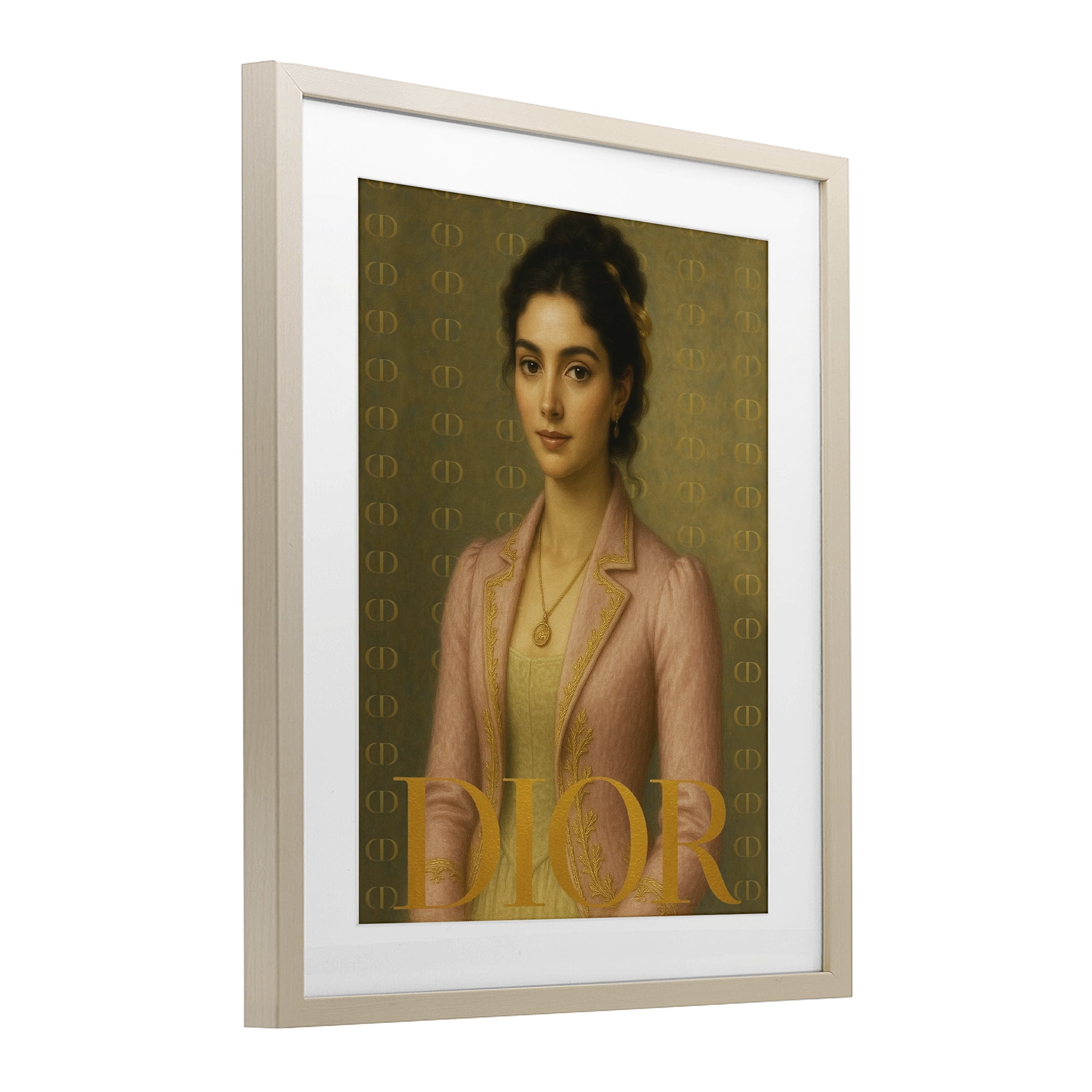 Stupell Industries Iconic Gentlewoman Fashion Birch Framed Print Under Glass, design by Grotto Studios