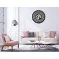 thumbnail image 5 of Om Mandala Minimalist Wooden Wall Clock - Modern Oversize Wood Clock - Large Wall Clock - Wall Clock Unique - Retro Wall Clock - Wood Clock, 5 of 5