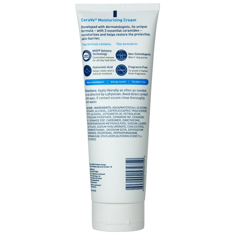CeraVe Daily Moisturizing Face and Body Cream for Normal to Dry 