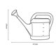 thumbnail image 2 of Gardening Watering Can Plastic Capacity with Long Nozzle Watering Pot for Balcony Vegetable Planting, 2 of 5