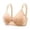 Khaki, variant on Daznico Women Casual Adjustable Breathable Top Underwear Without Steel Ring Gathering and Adjustable Bra for Everyday Comfort