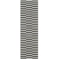 thumbnail image 2 of SAFAVIEH Montauk Raeyln Striped Cotton Runner Rug, Ivory/Black, 2'3" x 7', 2 of 6