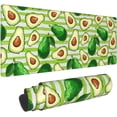 thumbnail image 2 of Avocado Green Striped Large Gaming Mouse Pad with Stitched Edges,Extended Mousepad,Non-Slip Base,Water Resist Keyboard Pad,Desk Mat for Gamer,Office & Home,31.5 X 11.8 in, 2 of 7