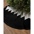 thumbnail image 2 of Black White Orange Boho Aztec Christmas Tree Skirt 36 Inches Large Christmas Skirt Tree,Morocco Mexican Geometric Bohemian Tree Skirt Christmas Decorations for Fireplace Party Holidays Indoor Outdoor, 2 of 7
