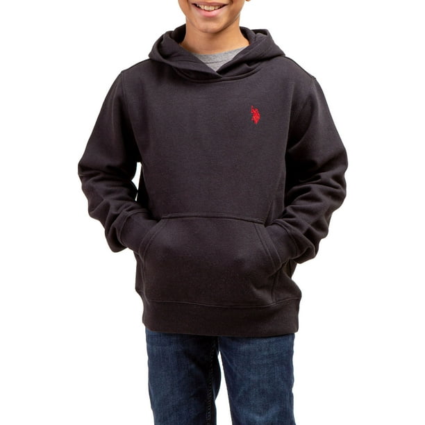 U.S. Polo Assn. Boys Fleece Pullover Hoodie, Sizes 418