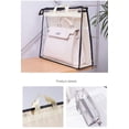 thumbnail image 7 of Seyurigaoka Hanging Purse Organizer Non Woven Handbag Organizer Clear Vinyl Pocket, 7 of 7