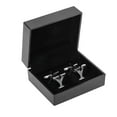 thumbnail image 4 of BodyJ4You Cufflink Set Letter Y Initial Classic Style Silver Color Gift Box, 4 of 6