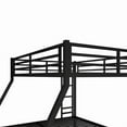 thumbnail image 6 of Space-Saving Black Metal Queen over King Bunk Bed for Teens and Adults, Noise Reduced, No Box Spring Needed, 6 of 9